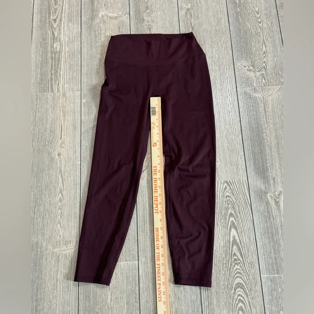 Savvi Leggings, Medium, Dark Wine Color, Soft & Buttery Smooth - Picture 6 of 7